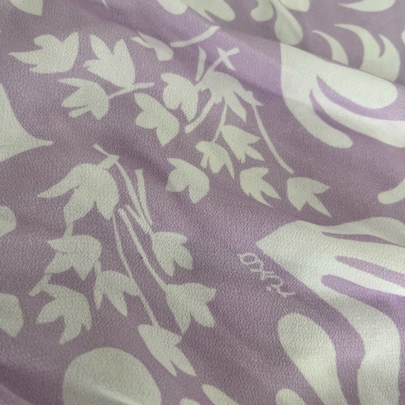 Rixo Alondra Dress - Elegant Lavender Floral Maxi Dress - Picture 8 of 8